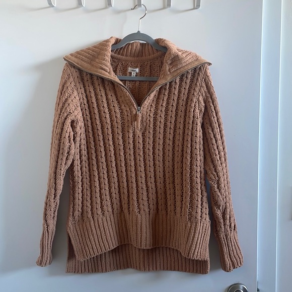 Aerie Quarter Zip Sweater - Size XXS - NWT, never worn - Picture 1 of 3